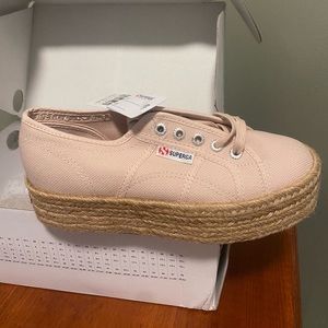 Brand New Superga Platform Espadrilles